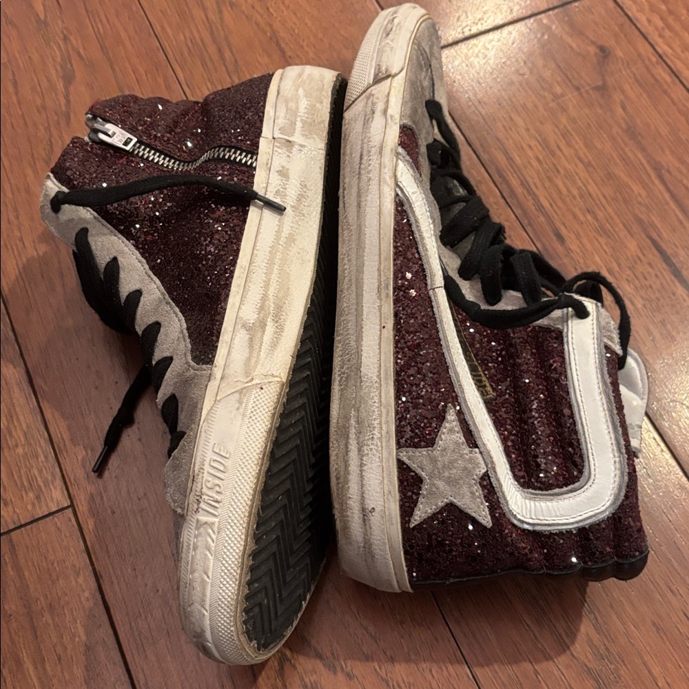 AUTHENTIC GOLDEN GOOSE MID TOPS - Picture 4 of 7